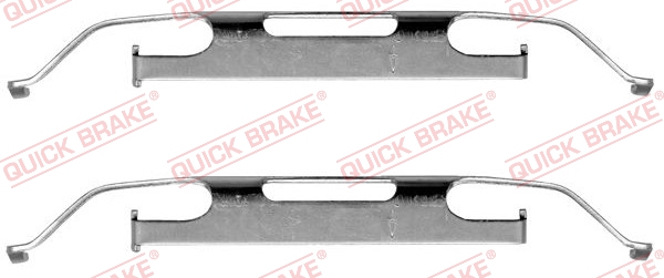 QUICK BRAKE Tartozékkészlet, tárcsafékbetét 109-1223_QB