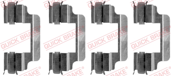 QUICK BRAKE Tartozékkészlet, tárcsafékbetét 109-1231_QB