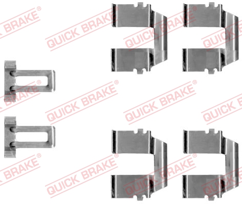 QUICK BRAKE Tartozékkészlet, tárcsafékbetét 109-1233_QB