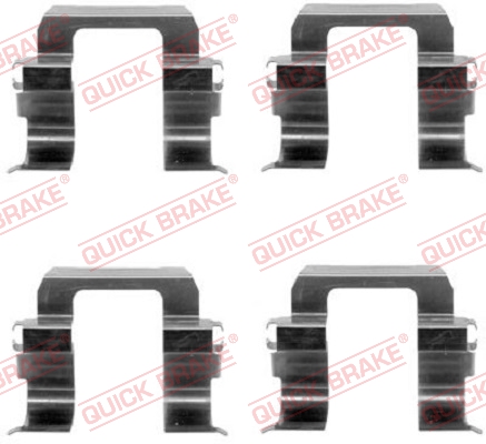 QUICK BRAKE Tartozékkészlet, tárcsafékbetét 109-1252_QB