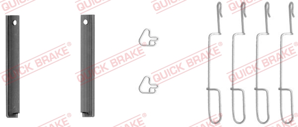 QUICK BRAKE Tartozékkészlet, tárcsafékbetét 109-1280_QB