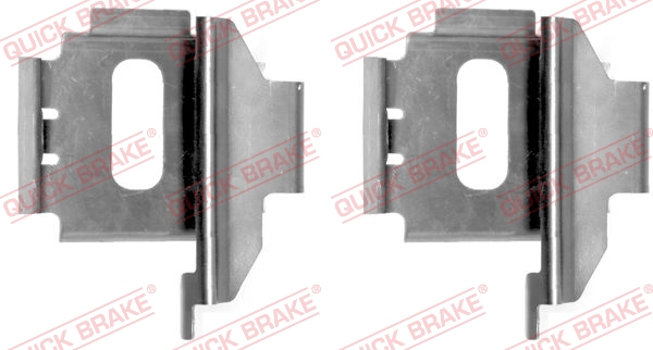 QUICK BRAKE Tartozékkészlet, tárcsafékbetét 109-1283_QB