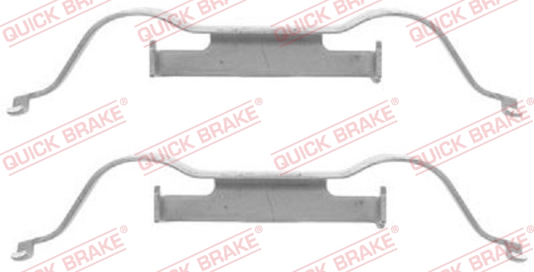 QUICK BRAKE Tartozékkészlet, tárcsafékbetét 109-1288_QB