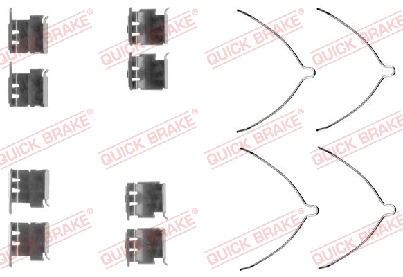 QUICK BRAKE Tartozékkészlet, tárcsafékbetét 109-1289_QB