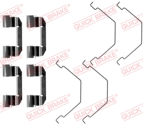 QUICK BRAKE Tartozékkészlet, tárcsafékbetét 109-1292_QB