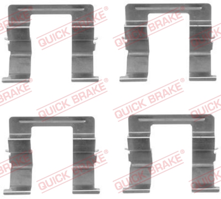 QUICK BRAKE Tartozékkészlet, tárcsafékbetét 109-1605_QB