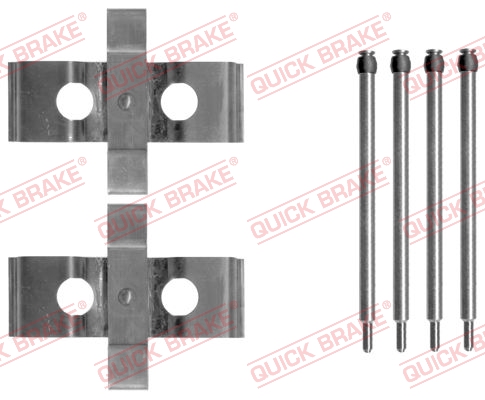 QUICK BRAKE Tartozékkészlet, tárcsafékbetét 109-1611_QB