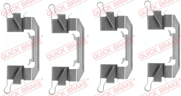 QUICK BRAKE Tartozékkészlet, tárcsafékbetét 109-1626_QB