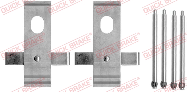 QUICK BRAKE Tartozékkészlet, tárcsafékbetét 109-1634_QB