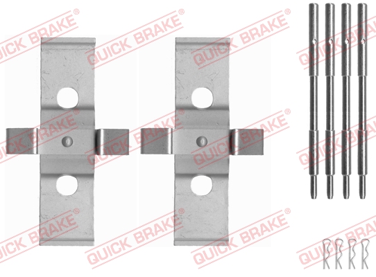 QUICK BRAKE Tartozékkészlet, tárcsafékbetét 109-1637_QB