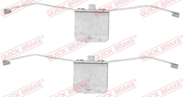 QUICK BRAKE Tartozékkészlet, tárcsafékbetét 109-1639_QB