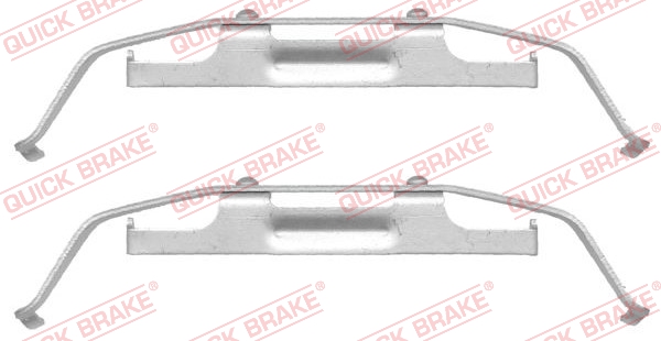 QUICK BRAKE Tartozékkészlet, tárcsafékbetét 109-1642_QB