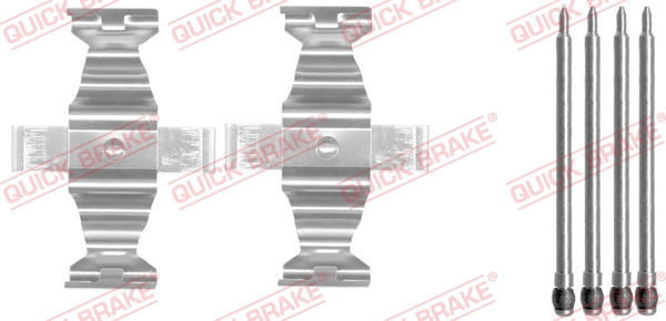 QUICK BRAKE Tartozékkészlet, tárcsafékbetét 109-1643_QB