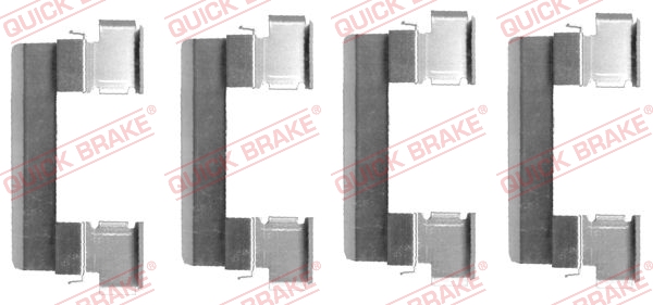 QUICK BRAKE Tartozékkészlet, tárcsafékbetét 109-1655_QB