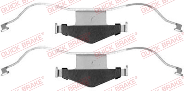 QUICK BRAKE Tartozékkészlet, tárcsafékbetét 109-1659_QB