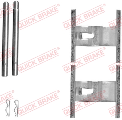 QUICK BRAKE Tartozékkészlet, tárcsafékbetét 109-1660_QB