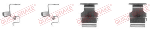 QUICK BRAKE Tartozékkészlet, tárcsafékbetét 109-1673_QB