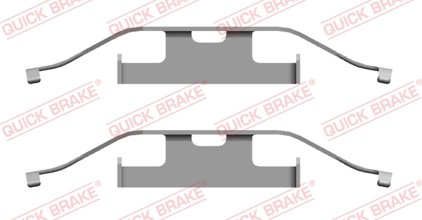 QUICK BRAKE Tartozékkészlet, tárcsafékbetét 109-1682_QB