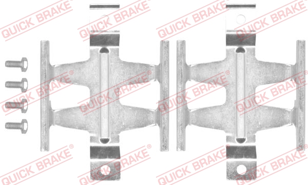 QUICK BRAKE Tartozékkészlet, tárcsafékbetét 109-1687_QB