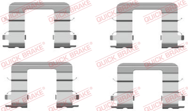 QUICK BRAKE Tartozékkészlet, tárcsafékbetét 109-1696_QB