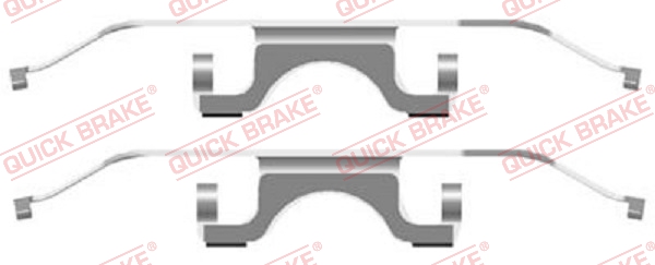 QUICK BRAKE Tartozékkészlet, tárcsafékbetét 109-1702_QB