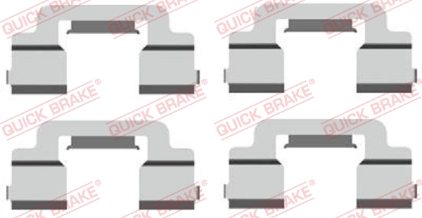 QUICK BRAKE Tartozékkészlet, tárcsafékbetét 109-1703_QB