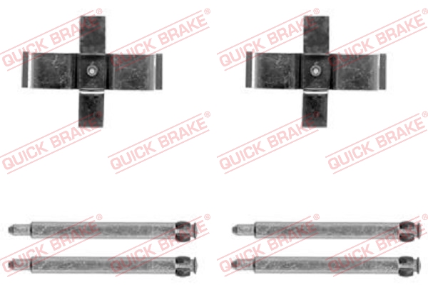 QUICK BRAKE Tartozékkészlet, tárcsafékbetét 109-1713_QB