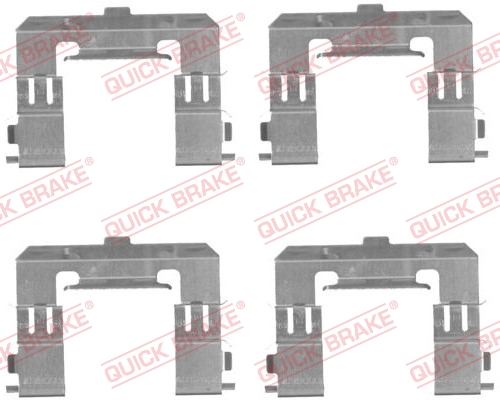 QUICK BRAKE Tartozékkészlet, tárcsafékbetét 109-1715_QB