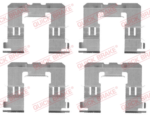 QUICK BRAKE Tartozékkészlet, tárcsafékbetét 109-1721_QB