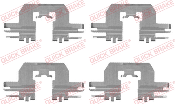 QUICK BRAKE Tartozékkészlet, tárcsafékbetét 109-1724_QB