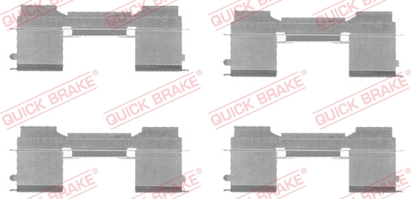 QUICK BRAKE Tartozékkészlet, tárcsafékbetét 109-1729_QB