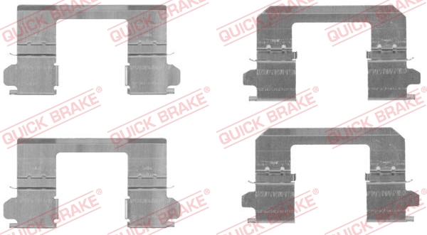 QUICK BRAKE Tartozékkészlet, tárcsafékbetét 109-1736_QB