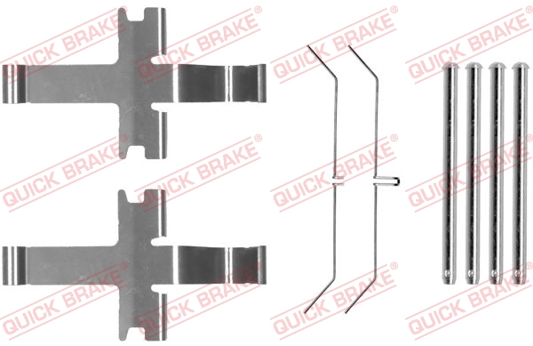 QUICK BRAKE Tartozékkészlet, tárcsafékbetét 109-1752_QB