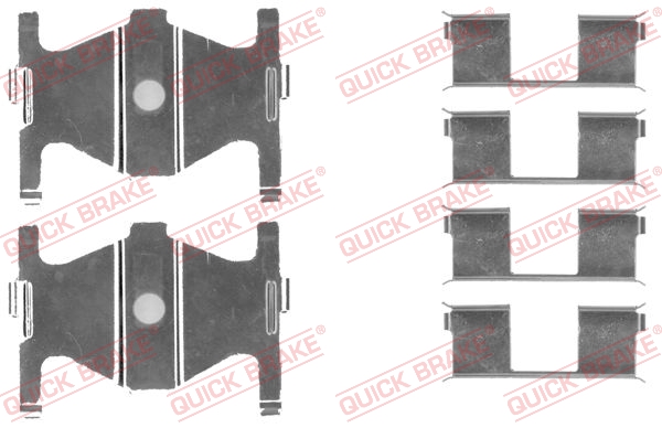 QUICK BRAKE Tartozékkészlet, tárcsafékbetét 109-1754_QB