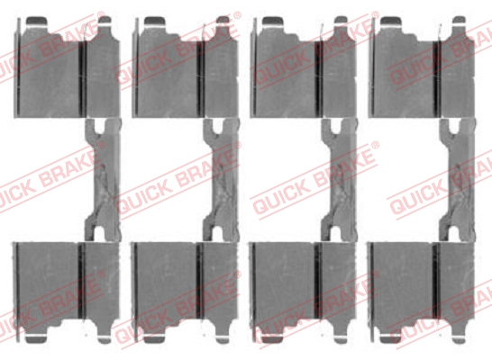 QUICK BRAKE Tartozékkészlet, tárcsafékbetét 109-1762_QB