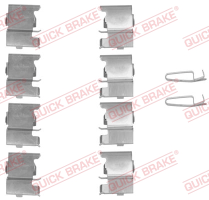 QUICK BRAKE Tartozékkészlet, tárcsafékbetét 109-1775_QB