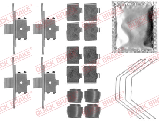 QUICK BRAKE Tartozékkészlet, tárcsafékbetét 109-1791_QB