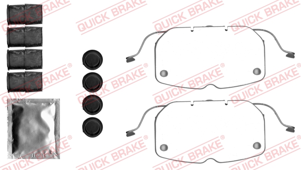 QUICK BRAKE Tartozékkészlet, tárcsafékbetét 109-1792_QB