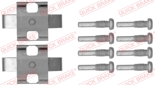 QUICK BRAKE Tartozékkészlet, tárcsafékbetét 109-1802_QB