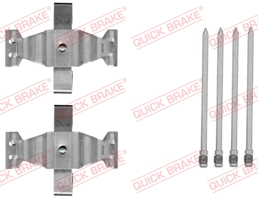 QUICK BRAKE Tartozékkészlet, tárcsafékbetét 109-1804_QB