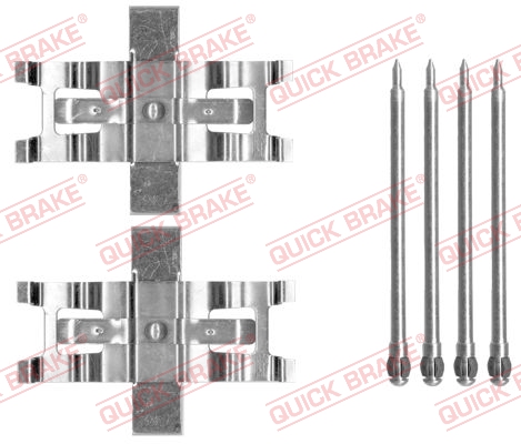 QUICK BRAKE Tartozékkészlet, tárcsafékbetét 109-1805_QB