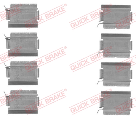 QUICK BRAKE Tartozékkészlet, tárcsafékbetét 109-1820_QB