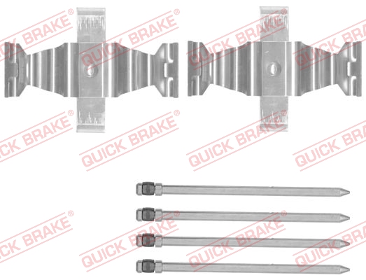 QUICK BRAKE Tartozékkészlet, tárcsafékbetét 109-1829_QB