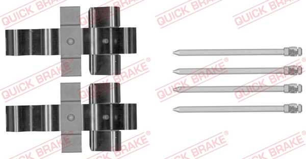 QUICK BRAKE Tartozékkészlet, tárcsafékbetét 109-1852_QB