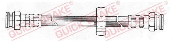 QUICK BRAKE Gumifékcső 22.104_QB