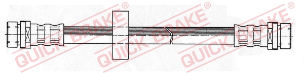 QUICK BRAKE Gumifékcső 22.106_QB