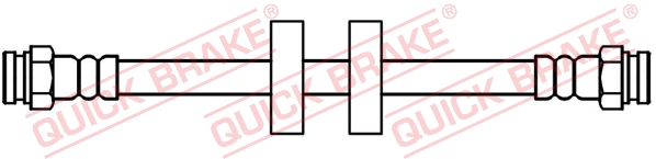 QUICK BRAKE Gumifékcső 22.206_QB