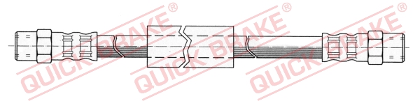 QUICK BRAKE Gumifékcső 22.302_QB