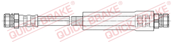 QUICK BRAKE Gumifékcső 22.315_QB