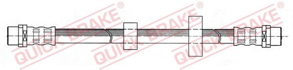 QUICK BRAKE Gumifékcső 22.404_QB